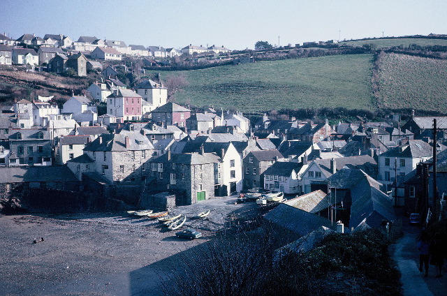 1. View of the lower village, Town Platt and foreshore as seen from Roscarrock Hill