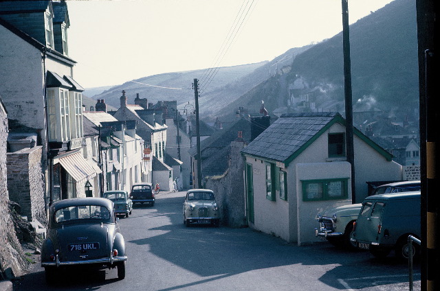 5. Fore Street, with Church Hill in the background