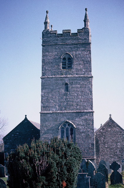 29. The bell tower at St Endellion church