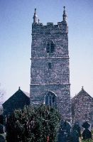 29. The bell tower at St Endellion church